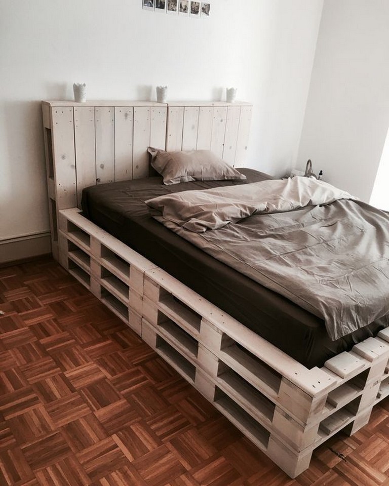30+ Interesting Recycled Pallet Beds You Need To Try - Page 15 of 31