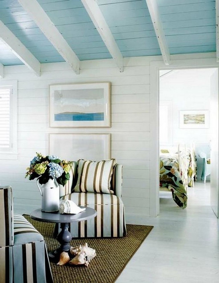 45 Amazing White  Wood  Beams Ceiling  Ideas For Cottage 
